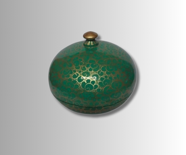 PAPIER MACHIE POWDER BOX